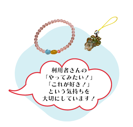 ビーズブレスレット・ぶどうのビーズストラップ